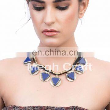 Tribal Afghan Necklace-Vintage Gypsy Necklace-Antique Afghan Jewelry - Tribal Jewelry -Boho Hippie Kuchi Necklace photo-2