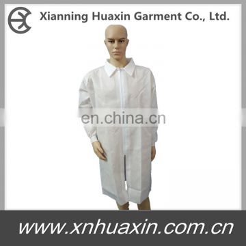 SMS Lab coat with knitted cuffs