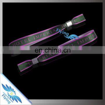 X'mas satin ribbon bracelets with metal locks