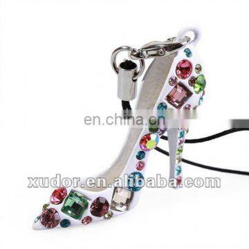 RHINESTONE HIGH HEEL SHOE KEYCHAIN WHOLESALE