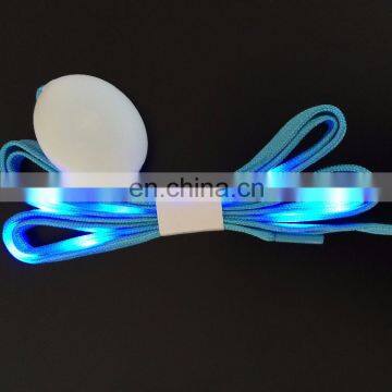 Hot selling new product nylon flashing led shoelaces