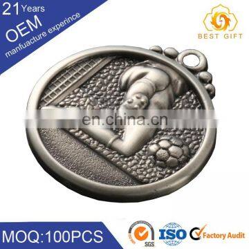 Funny die casting embossed medals