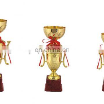 Glory Sports Metal Trophy with Gold Plated for Champion