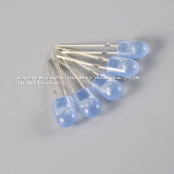5mm Oval Blue Light Ultra Brightness Diffused Lens Led for Display Screen photo-5
