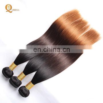 3 Tones Color Ombre Hair Extensions Human Hair ombre Bundles Hair Weaves