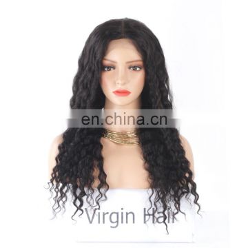 Peruvian hair full lace wig kinky curly wig