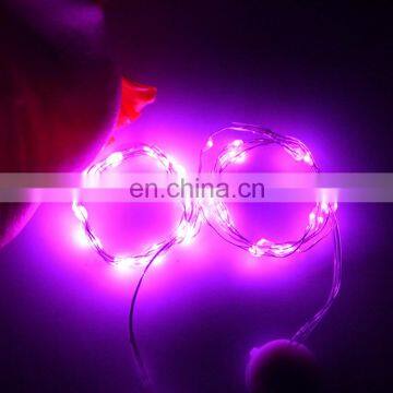 2018 CR2032 Battery Powered Led Light String 2m 20leds Copper Wire Led Light photo-4