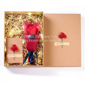 Good sale A4 cardboard gift box with lid packaging