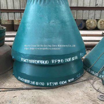 Mining metso Wear Parts gp500 gp500s bowl liner and mantle suit for nordberg Metso Cone Crusher