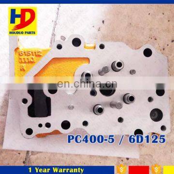 Diesel Engine Parts PC400-5 6D125 Cylinder Head