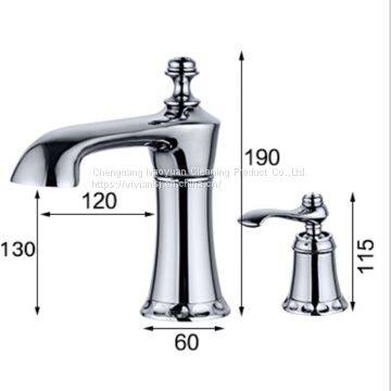 Wall Mounted Facuet Bathroom Mixer Tap Kitchen Facuet Mixer Taps Two Hole Facuet photo-5
