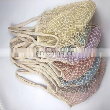 Amazon hot-sale 100% cotton string mesh net bag for shopping