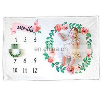 Beautiful Weaving Milestone Blanket Baby Milestone Blanket Bsby Milestone Blankets Photo Props photo-2