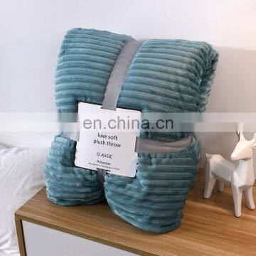 Custom Polyester Knitted Sherpa Blanket Multicolor High Quality Blanket photo-2