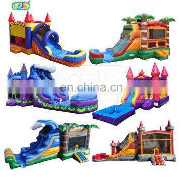 bounce house with slide blower for kid and ball pit