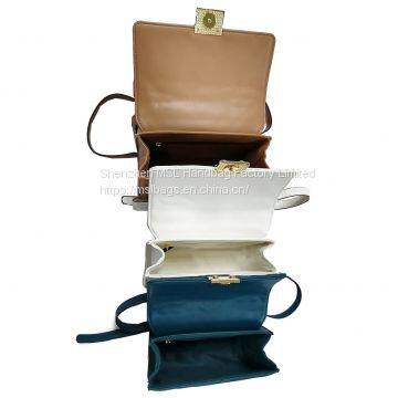 Hot Selling Chevron Quilting Small Crossbody PU Leather Women Handbag Ladies Sling Shoulder Bag Top Handle photo-5