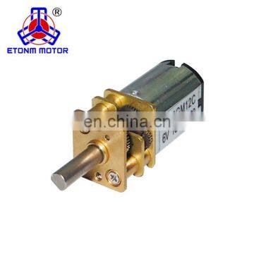 ET-SGM12-C 1.5v 3v 6v 50rpm  1:100 small dc motor