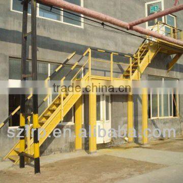 FRP/GRP fiberglass cage ladder