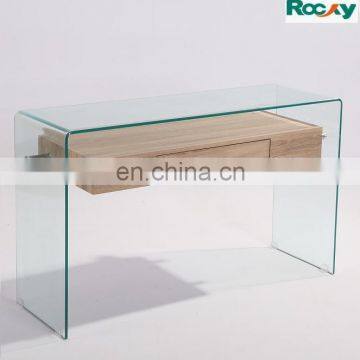 modern type glass dining table