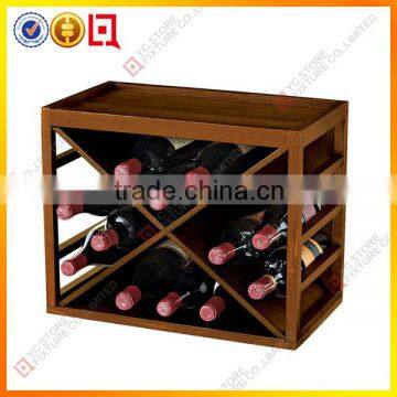 Custom wooden wine storage rack