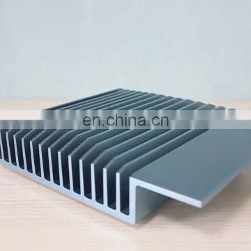 anodized LED heatsink aluminium piping profile manufacturer/ aluminium heatsink plate factory