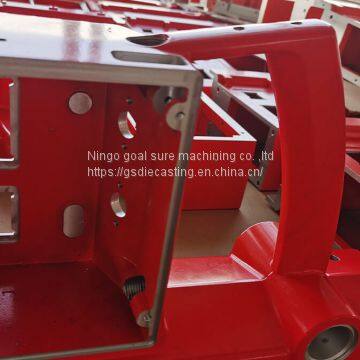 Aluminum die cast with precision machining    die casting mold manufactory   custom pressure aluminum casting