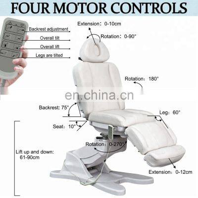 Korea Massage Bed Electric Spa Portable Beauty Bed Pedicure Chair for Salon Furniture photo-3