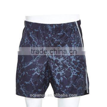 100% poly Knit Mens Transfer print Running Shorts