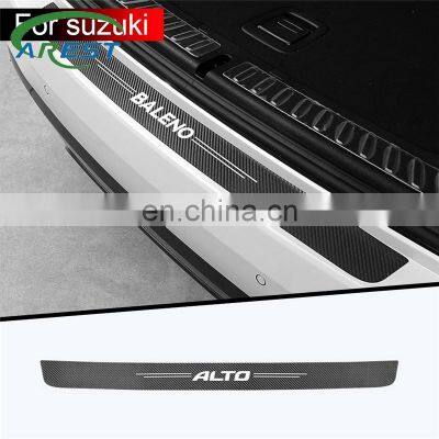 Car sticker trunk protection decoration modification For Suzuki SWIFT ALTO BALENO GRAND IGNIS JIMNY SAMURAI SX4 VITARA