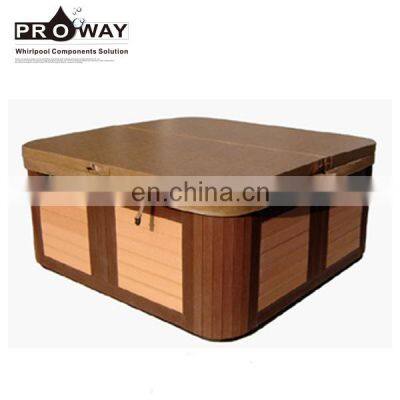 PU Material Coating For Outdoor and Indoor Spa Cover Cap Leather Spa Cover