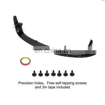 F82 M4 Bumper Carbon Fiber Front Lip Splitters for BMW M4 M3 14-17 photo-3