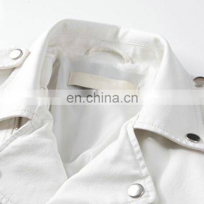 Top Sale Women Leather Jacket Custom Made Leather Fashion Jacket Biker Jacket For Ladies photo-4