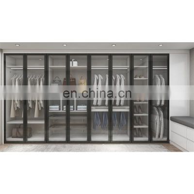 Top quality New Modern Home Customized Wardrobe Design for Dressing Room Walk in Closet