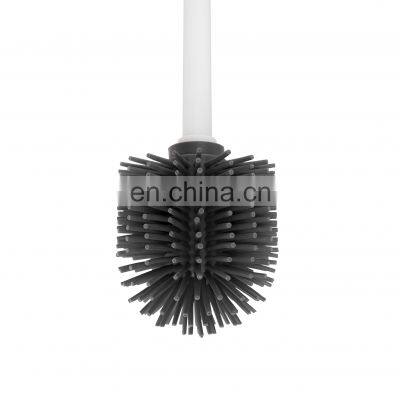 High Quality Bathroom Cleaning TPR Toilet Brush Stainless Steel Design Cleaning Tool TPR Toilet Brush photo-5