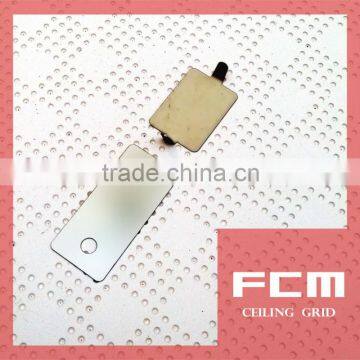 Aluminum flat bar perforated joint