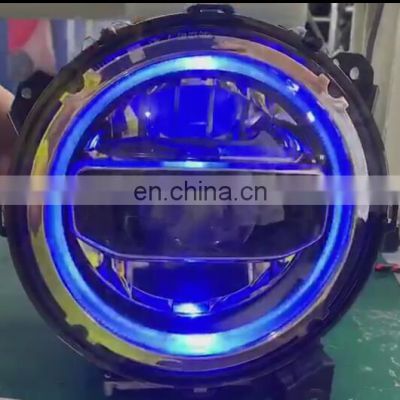 JL1117 JL HEAD LAMP Headlight FOR JEEP FOR Wrangler JL 2018+ Driving lights Start a blue turn light yellow LANTSUN