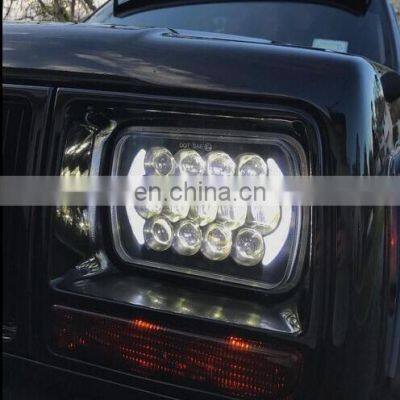 LED6485 LED Рабочая лампа из алюминиевого сплава 5*7 дюйма 5x7 85 Вт пара 8000 лм для грузовиков, автомобилей. Замена герметизированному пучку с дневными ходовыми огнями LANTSUN