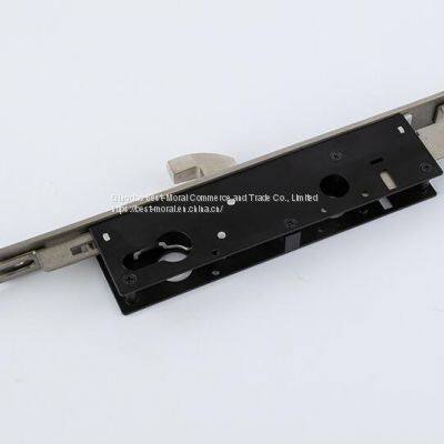Single Hook Latch Mortise Door Lock 3085mm, With Top and Bottom Pull Bar photo-2