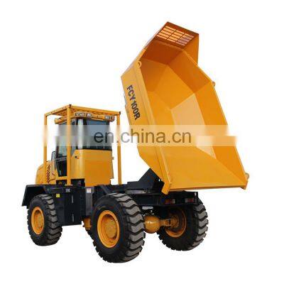 FCY100 10ton 4x4 CE Standard Articulated Dump Truck for Mining