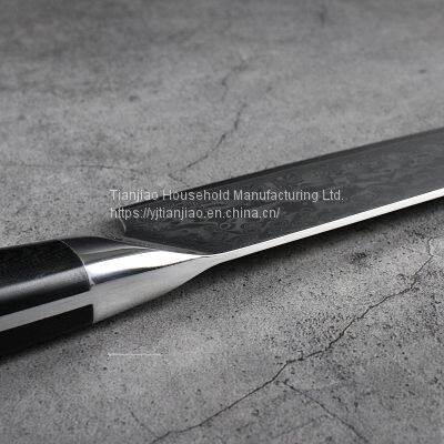 Santoku Chefs Knife 7 Inch VG10 67 Layer Damascus Steel Kitchen Chef With G10 Handle Knives Cleaver Meat Slicing Knife photo-3