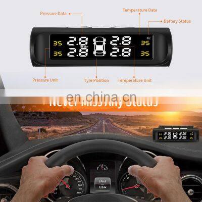 Truck Smart Car TPMS Tyre Pressure Monitoring System Solar Power Digital Truck photo-3