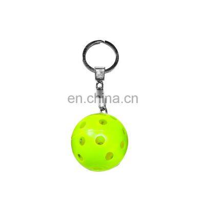 Wholesale Metal Keyring Pickleball Keychain Accept Customize