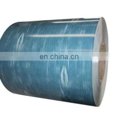 Stock ral 5016 sky blue prime ppgi binzhou manufacture marble grain ppgi steel coils from boxing