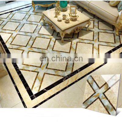 Diamond Glazed Ceramic Tile Floor Pattern Medallions Floor Tiles