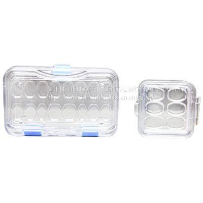 Dental 6 and 16 piece Transparent dental veneer box Membranes Box