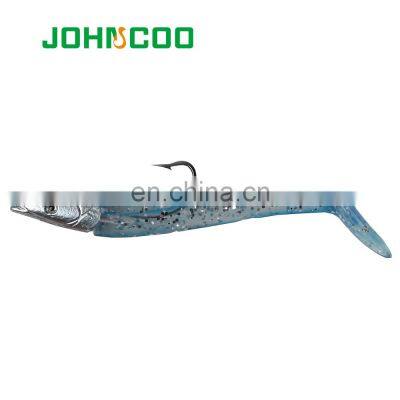 JOHNCOO Jig Head Sinking Soft Lure 11.5cm 19g Fishing Lure Lead Head Fish photo-5