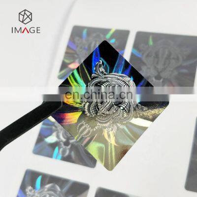 Custom Laser Holographic Anti Fake Security Sticker