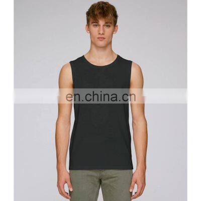 Men Tanktops Sleeveless Sports Logo Custom Tank Top Men Gym Print Travel Vest Gym Tank Top photo-4