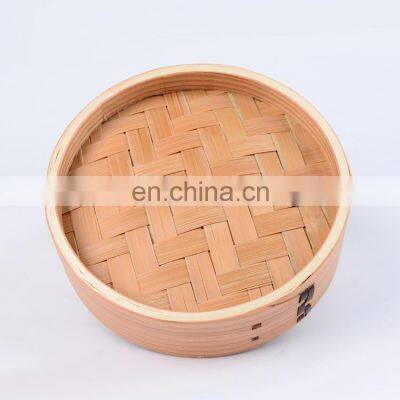 Japanese Round Wooden Food Bento Box