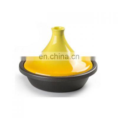 Cast Iron Enamel Tagine Pots With Ceramic Lid Tagine Cast Iron Tajin Pot photo-2